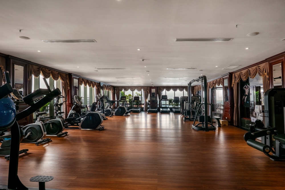 Fitness center at Wyndham Grand Phnom Penh Capital