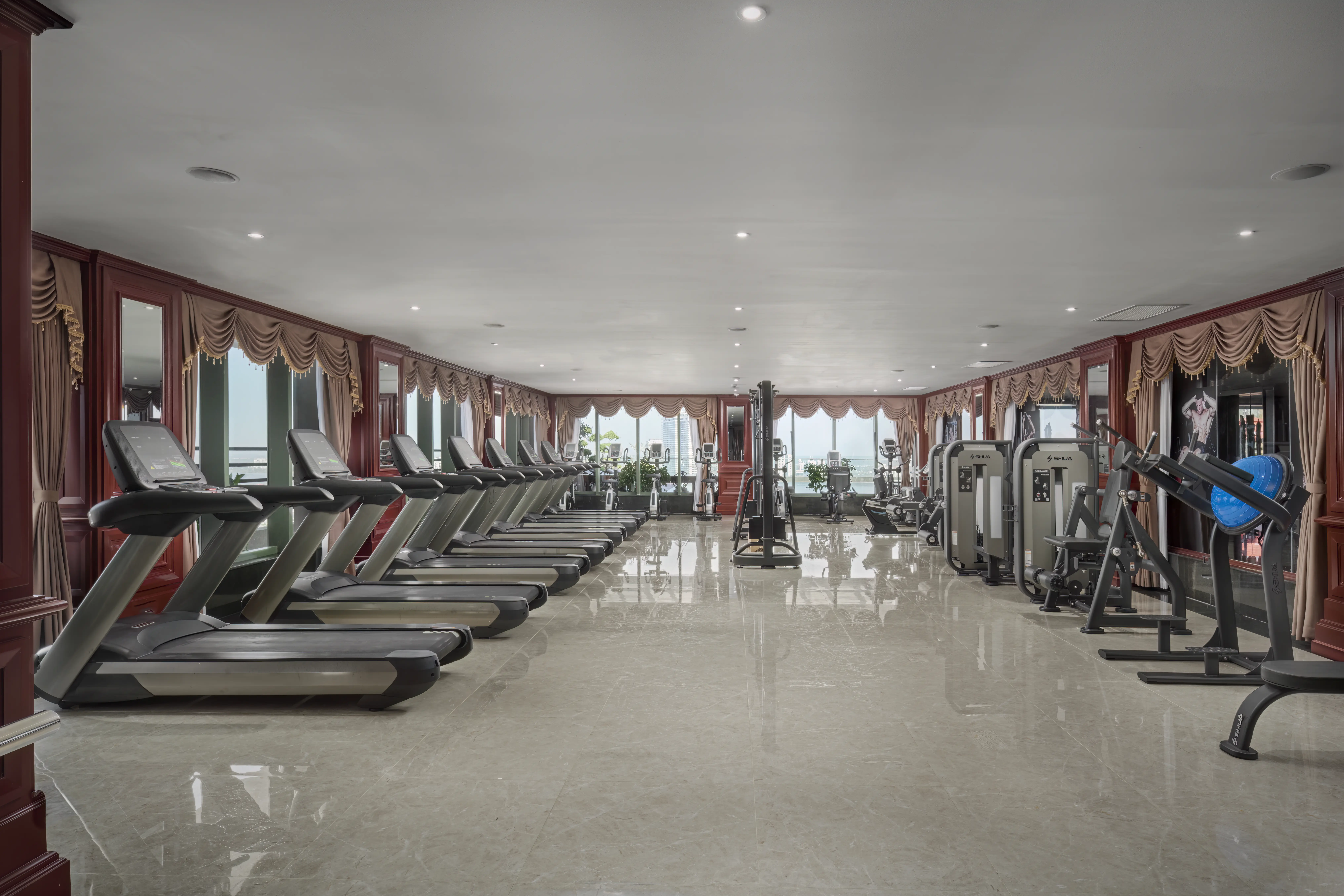 Fitness center at Wyndham Grand Phnom Penh Capital